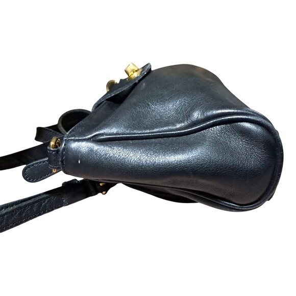 Coach Legacy 9154 Black Leather Crossbody Bag Full-Grain Leather USA 90s Vintage - Picture 9 of 16